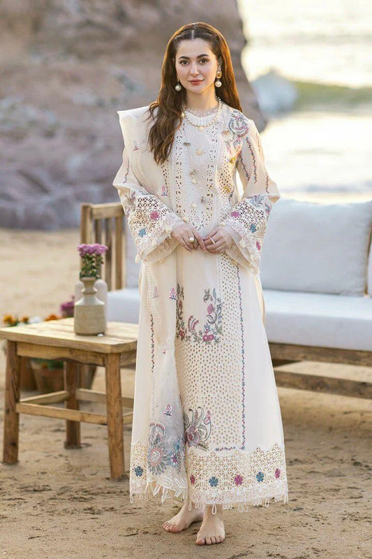 3pcs women's unstitched Embroidered suit